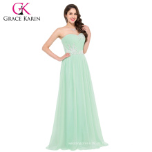 Grace Karin Schatz aus Schulter trägerlosen sexy lange Sequin Prom Kleid CL6107-1 #